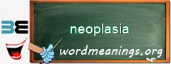 WordMeaning blackboard for neoplasia